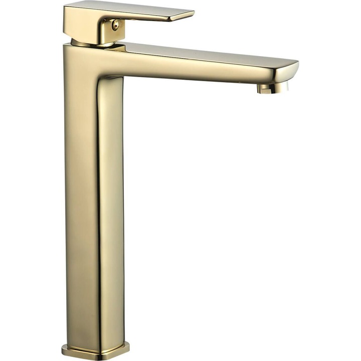 Смесител за мивка Rea Orix Gold High, Златист, Висок