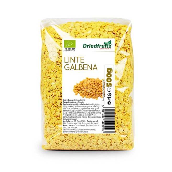 Linte galbena BIO - 500 g