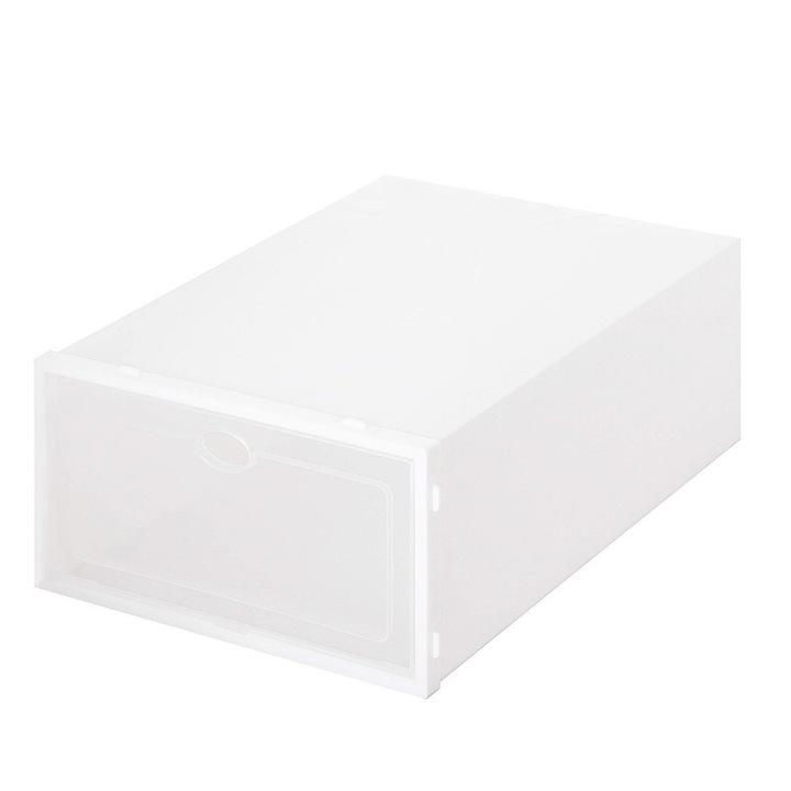 Cipőtartó doboz lenyitható fedéllel, cipőrendező 31x21,5x12,5 cm