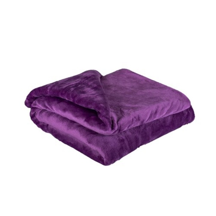 Меко и пухкаво одеяло Coccolino за 2 души, 200X230 см, лилаво