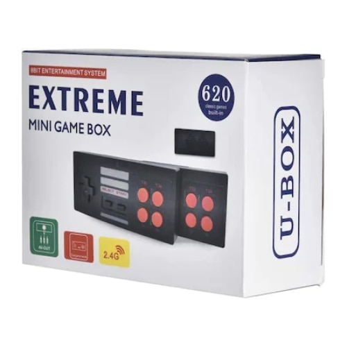 Consola Retro Wireless cu 2 Controllere, 620 de jocuri integrate, SYNO®