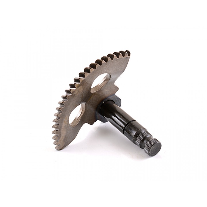 Pinion pedala pornire Aprilia/Minarelli/Yamaha (ax 64, pinion curbat)