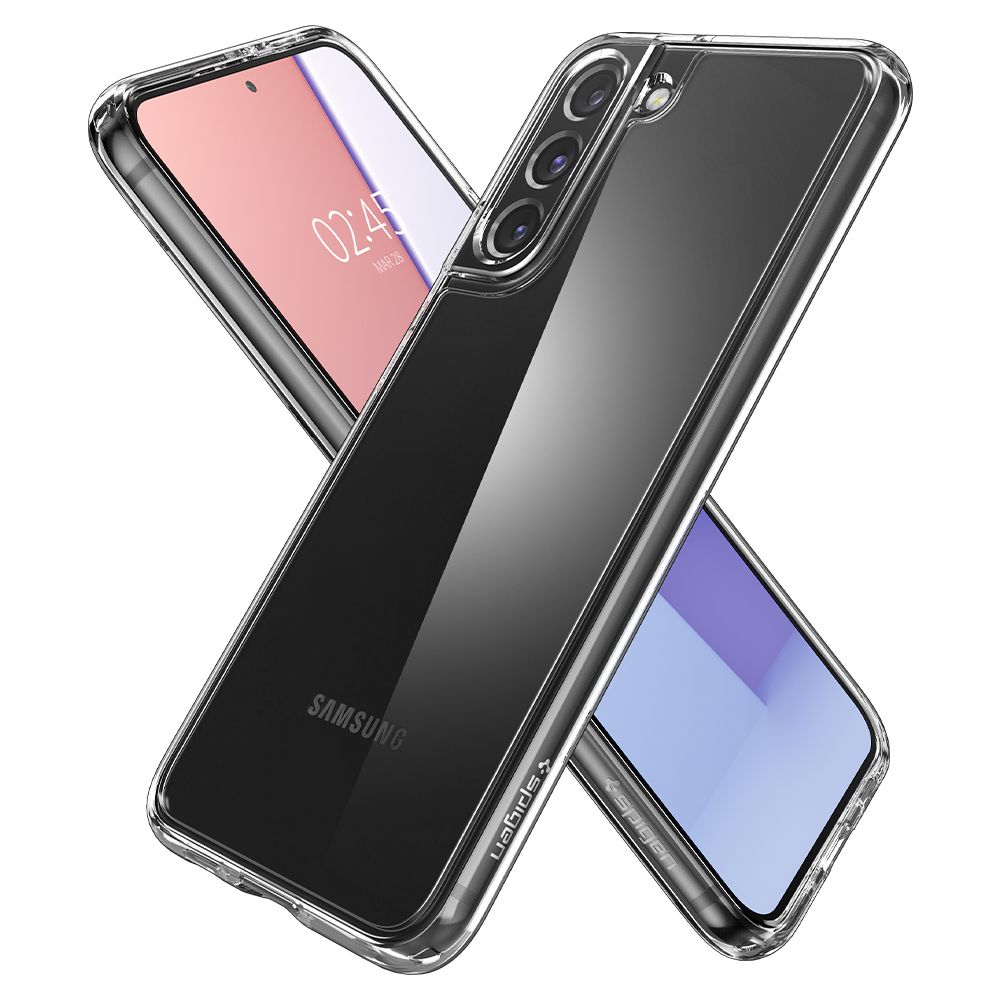Carcasa Spigen Ultra Hybrid compatibila cu Samsung Galaxy S22 Plus Crystal Clear