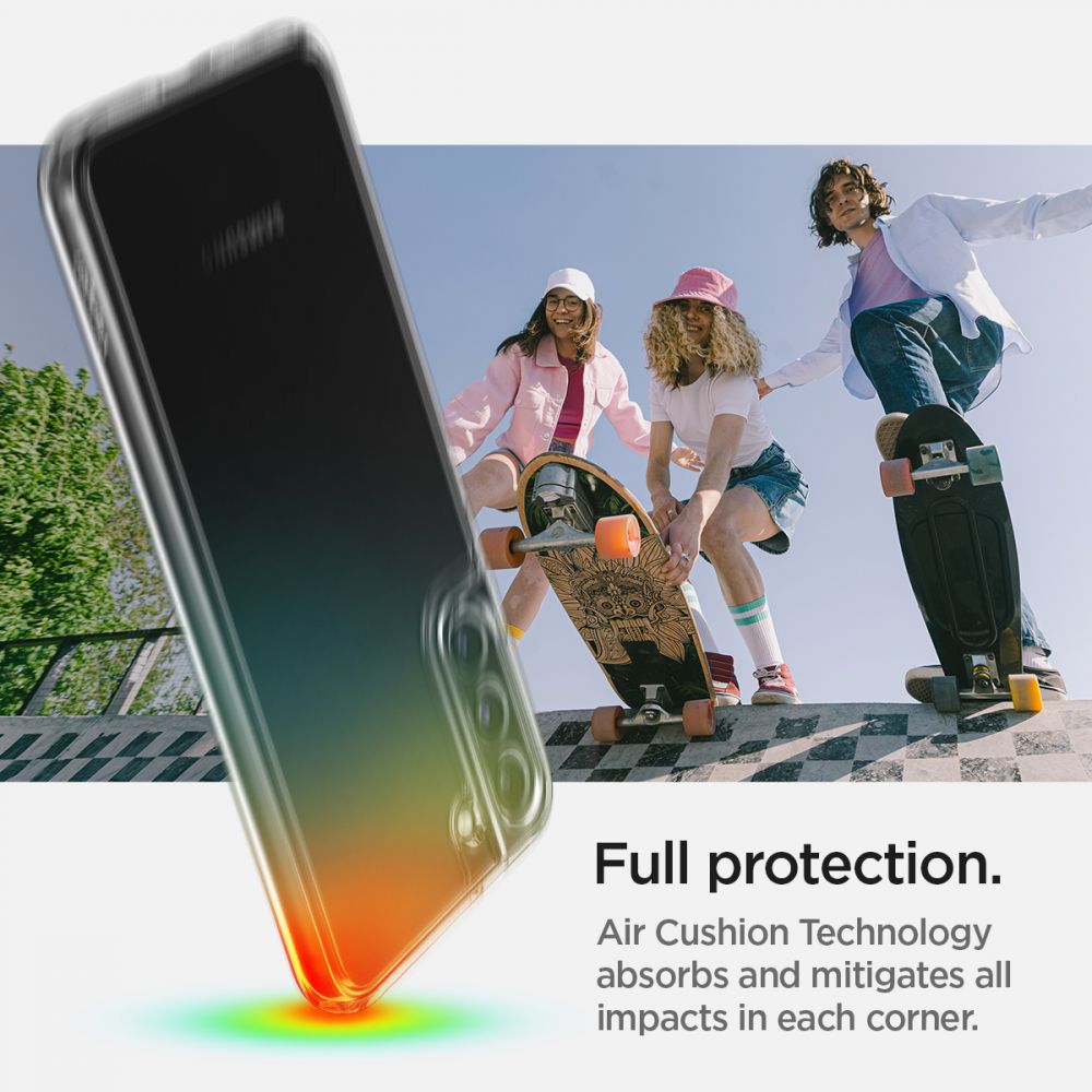 Carcasa Spigen Ultra Hybrid compatibila cu Samsung Galaxy S22 Crystal Clear