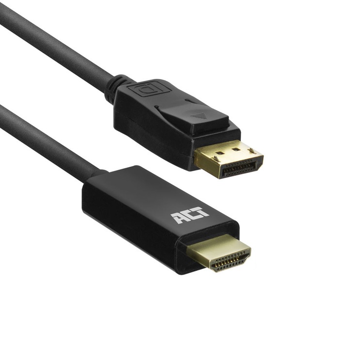 ACT AC7550 DisplayPort apa - HDMI apa adapter kábel, 1.8 m