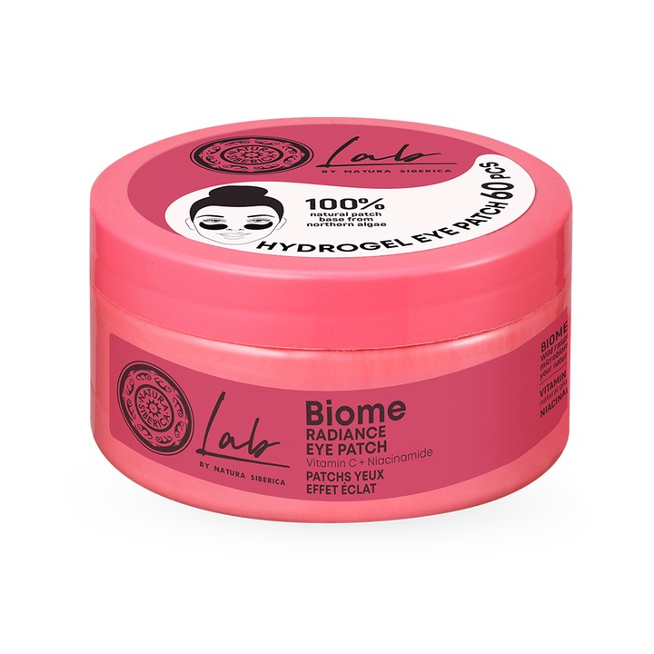 Plasturi pentru ochi Natura Siberica Biome Radiant, 100 ml