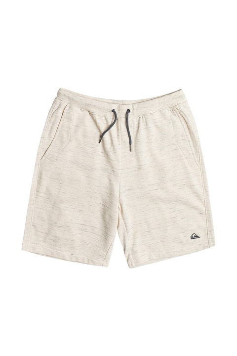 QUIKSILVER, Pantaloni sport scurti cu logo Bayrise, Alb fildes