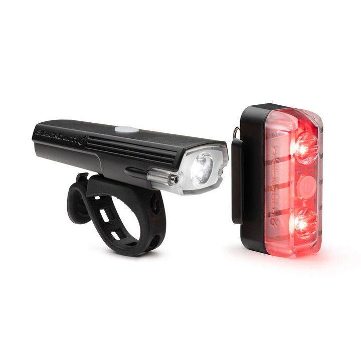 Комплект от 2 фарове за велосипед, Blackburn, 65/400 лумена, черни