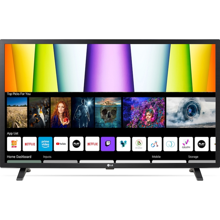 Телевизор LG 32LQ63006LA, 32" (80 см), Smart, Full HD, LED, Клас F