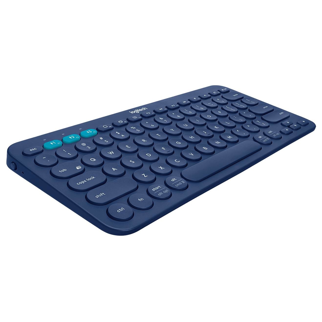 Безжична клавиатура Logitech K380, син, Bluetooth - eMAG.bg