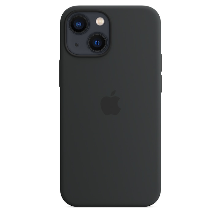 Силиконов Кейс за Apple iPhone 13, Antishock, Midnight Black