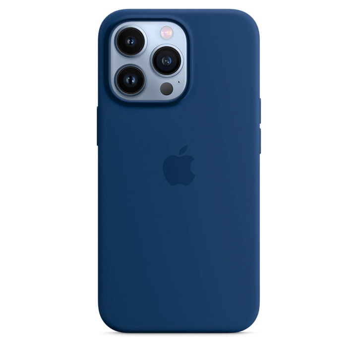 Силиконов Кейс за Apple iPhone 13 Pro, Удароустойчив, Darkblue