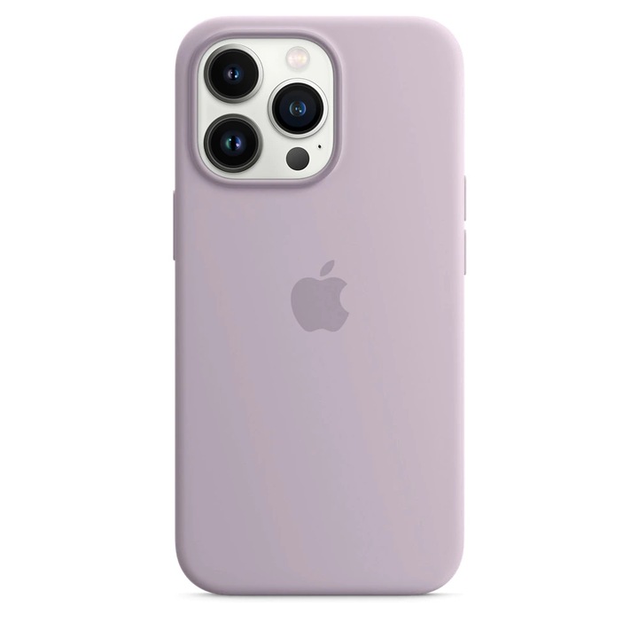 Силиконов Кейс за Apple iPhone 13 Pro Max, Удароустойчив, Ashy Purple