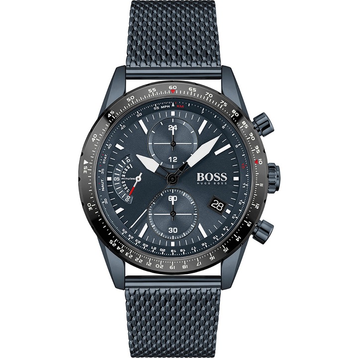 Мъжки часовник Hugo Boss 1513887, Кварцов, 44мм, 5ATM