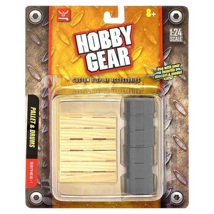 Hobby Gear Pallet & Drums 1 modell kiegészítő 1:24