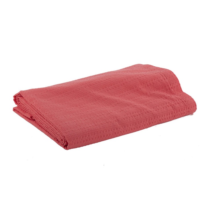 Patura Nef Nef Cool, Bumbac, Corai, 220 x 240 cm