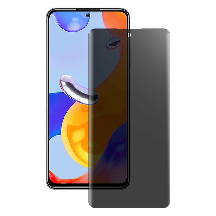 SILKASE matt adatvédő fólia Xiaomi Redmi Note 11/11S-hez, képernyővédő, szilikon