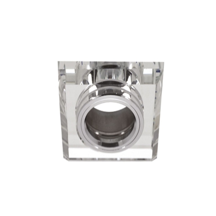 Луна стационарна Lightex LS300110, 90x90, MR 16, Квадратна, Стъкло прозрачно