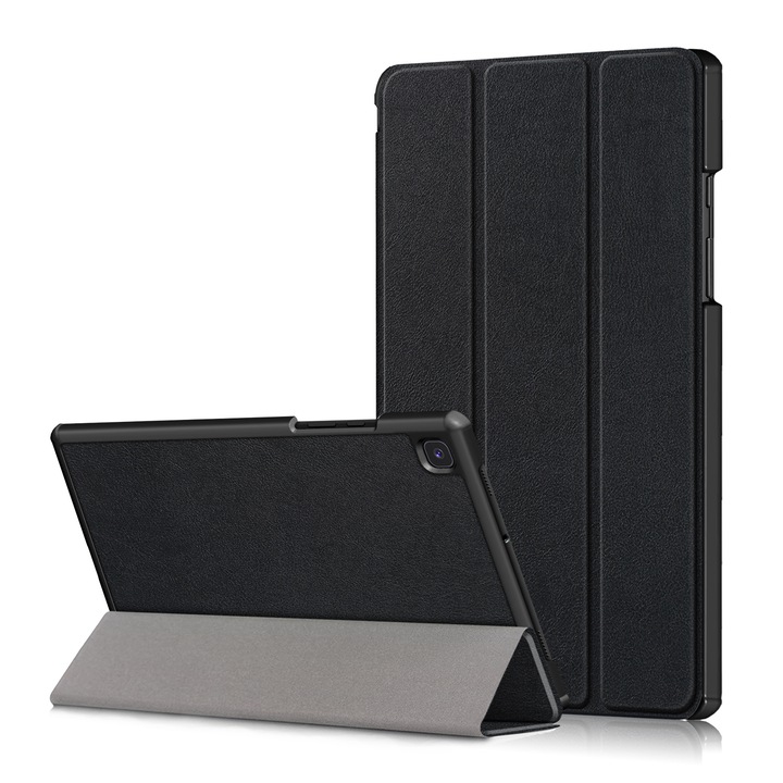 Husa de protectie premium Natty Pell, compatibila cu Samsung Galaxy Tab A7 2020 (SM-T500/SM-T505/SM-T507) - Negru
