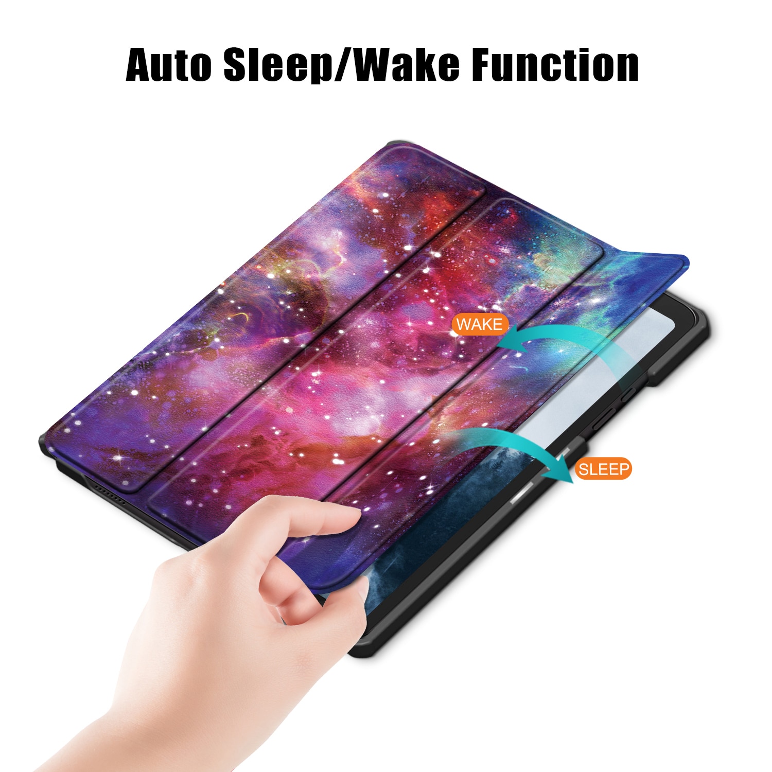 Husa de protectie premium Natty Pell, compatibila cu Samsung Galaxy Tab A7 2020 (SM-T500/SM-T505/SM-T507) - Galaxy