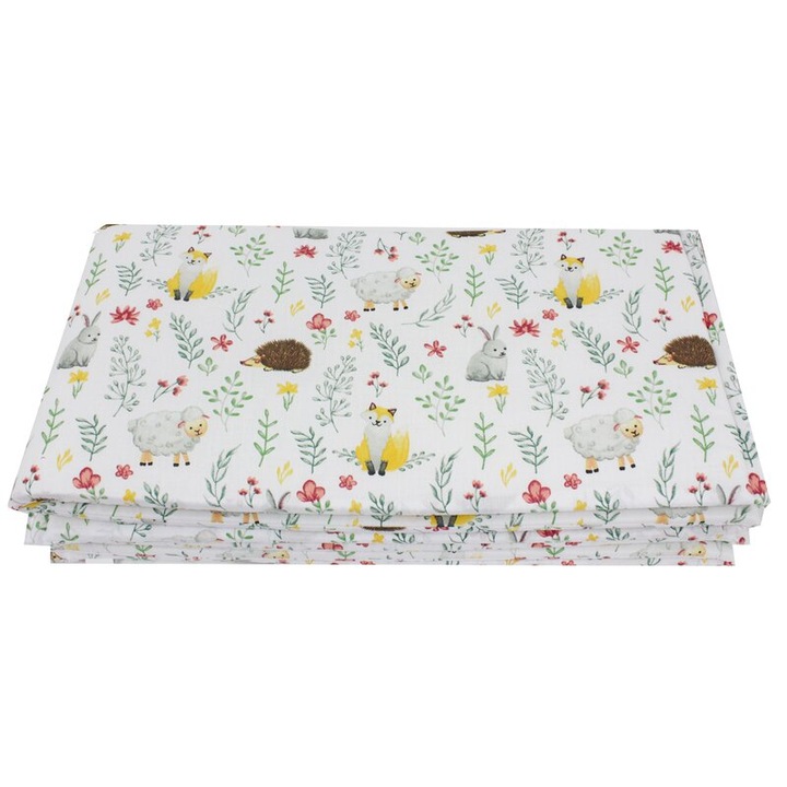 Set 2 aparatori, Prichindel, Forest, multicolor, 120x60 cm