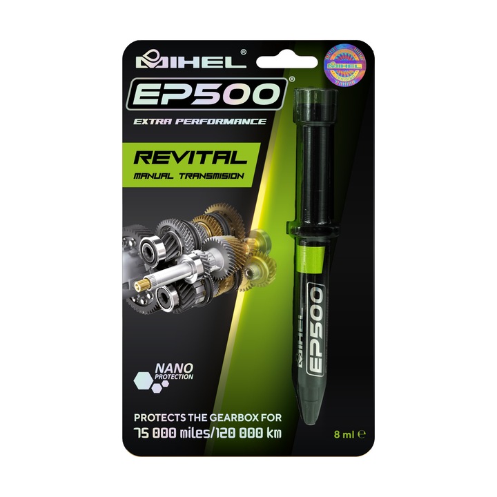 Adalék a kézi sebességváltóhoz, MIHEL, EP500 MT, 8 ml