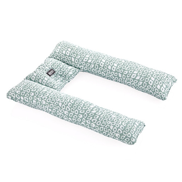 Възглавница 3 в 1 - babynest, за бременни и кърмачки, U-образна, BabyJem