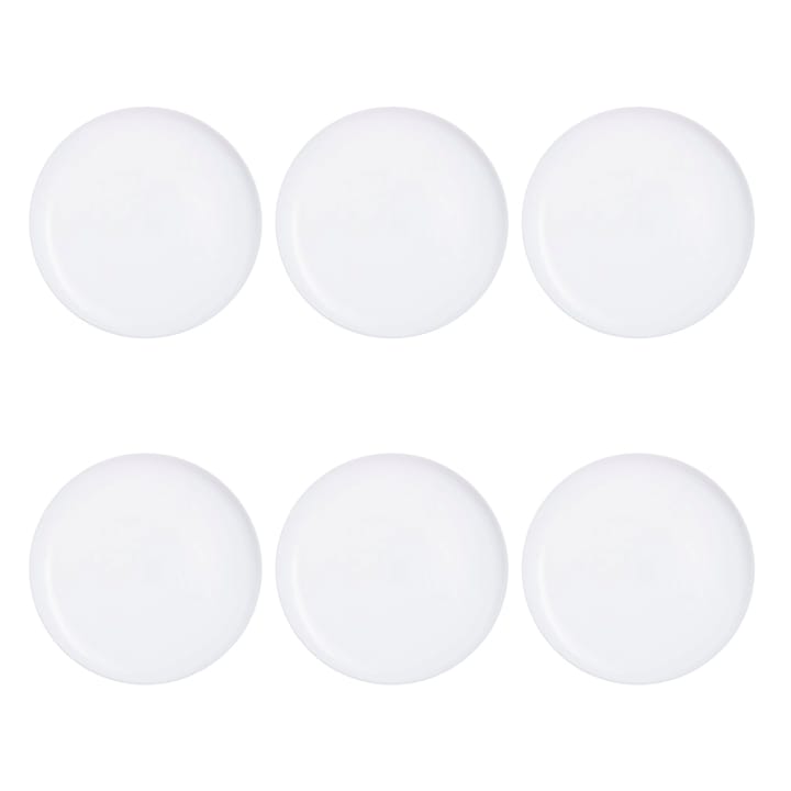 Set 6 farfurii pizza, albe, Arcopal, 32 cm