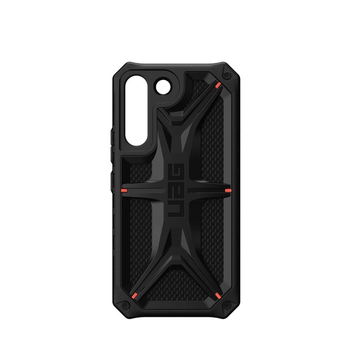 Carcasa UAG Monarch compatibila cu Samsung Galaxy S22 Kevlar Black