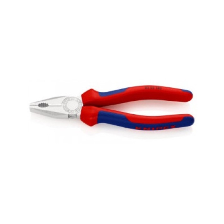 Cleste combinat/patent Knipex, maner multicomponent, zincat, 180mm