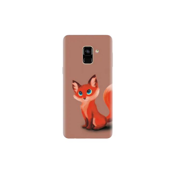 Szilikon tok Samsung Galaxy A5 2018 / A8 2018, Fox Cartoon, többszínű, Paramount telefonhoz