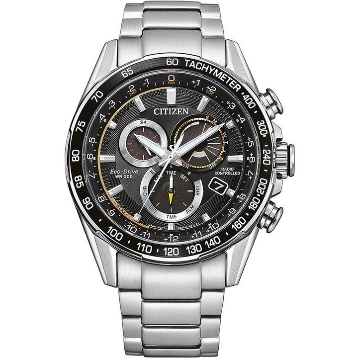 Ceas barbatesc Citizen Quartz, 44mm, 20ATM, Argintiu