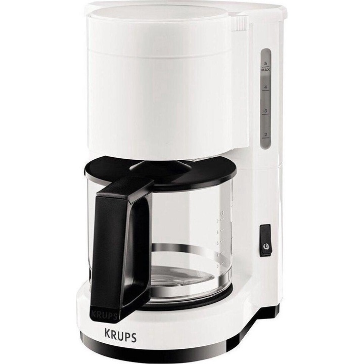 Cafetiera Krups 18301 AromaCafe 5, 850 W, 0.6 l, 5 cesti, Alb