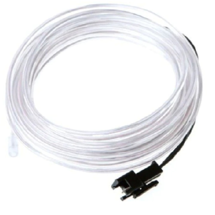 Fir neon lumina ambientala, 2M 5V Alb, conectare USB