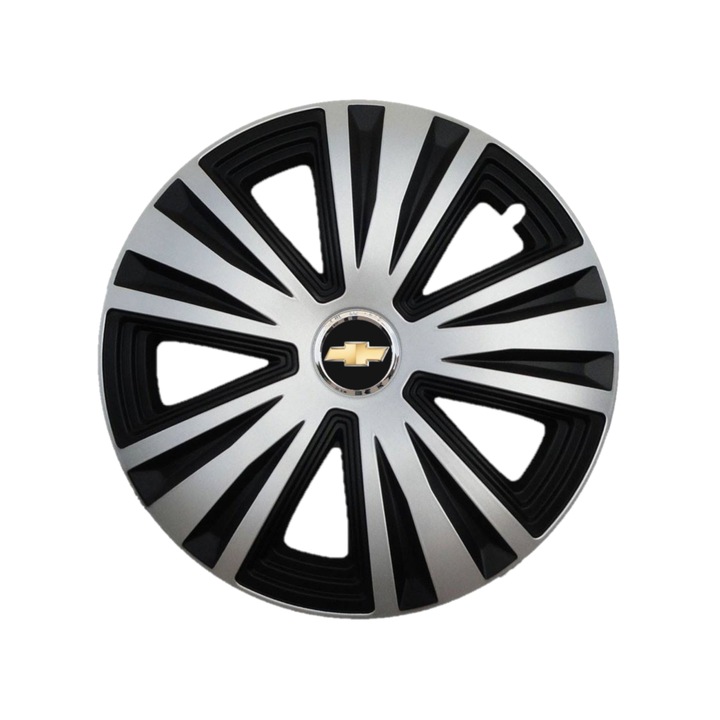 Set 4 capace roti Glory II cu inel R16, pentru gama auto Chevrolet