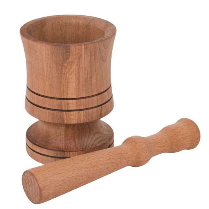 Recipient pentru zdrobire usturoi, Maro, 7,5 x 10 cm