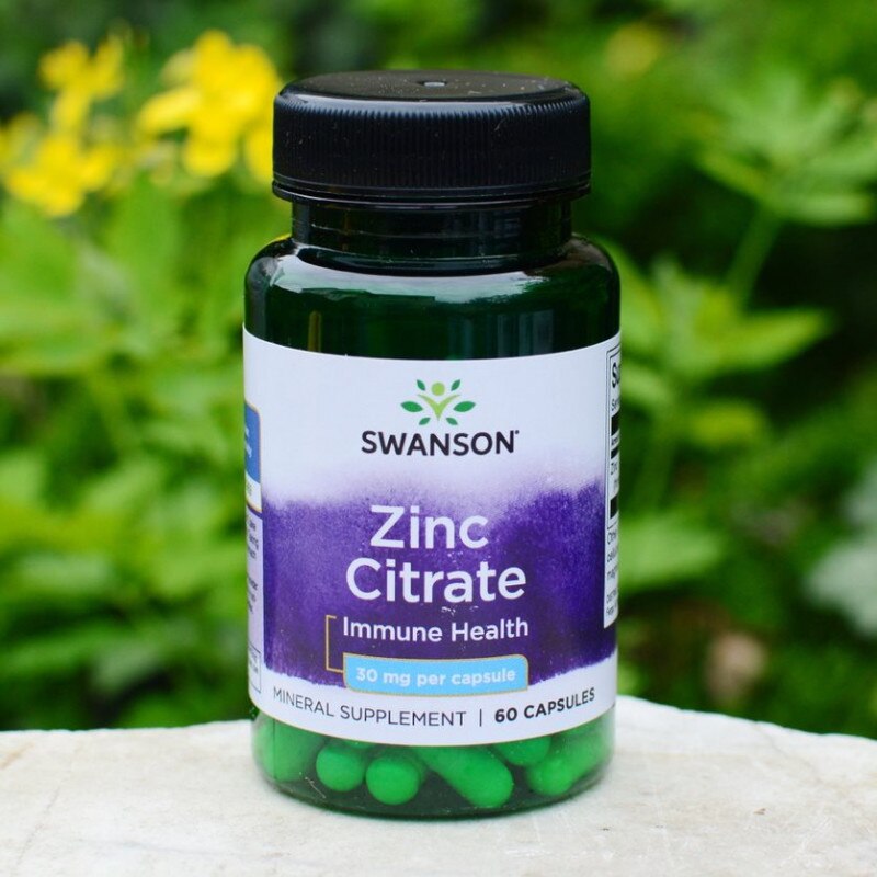 Zinc Citrate, 30 mg, Swanson, 60 capsule SW1234 eMAG.ro