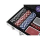 Set pentru Poker cu 300 jetoane si geanta tip diplomat inclusa, 39/27 cm