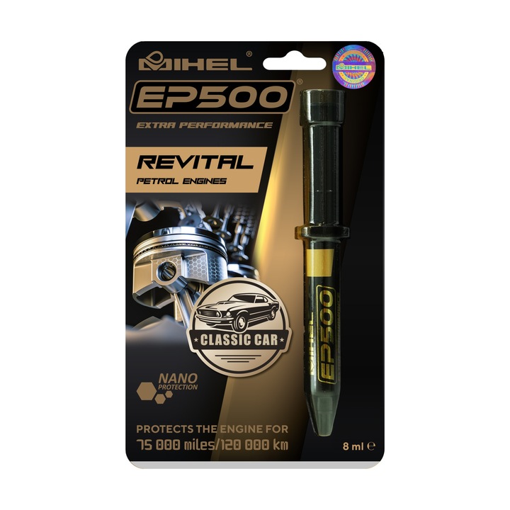 Aditiv pentru motoare pe benzina, MIHEL, EP500 PEC, 8 ml
