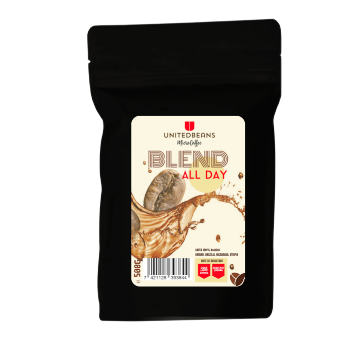 Мляно кафе за чайник UnitedBeans, ALLDAY specialty coffee blend, 500g, specialty coffee