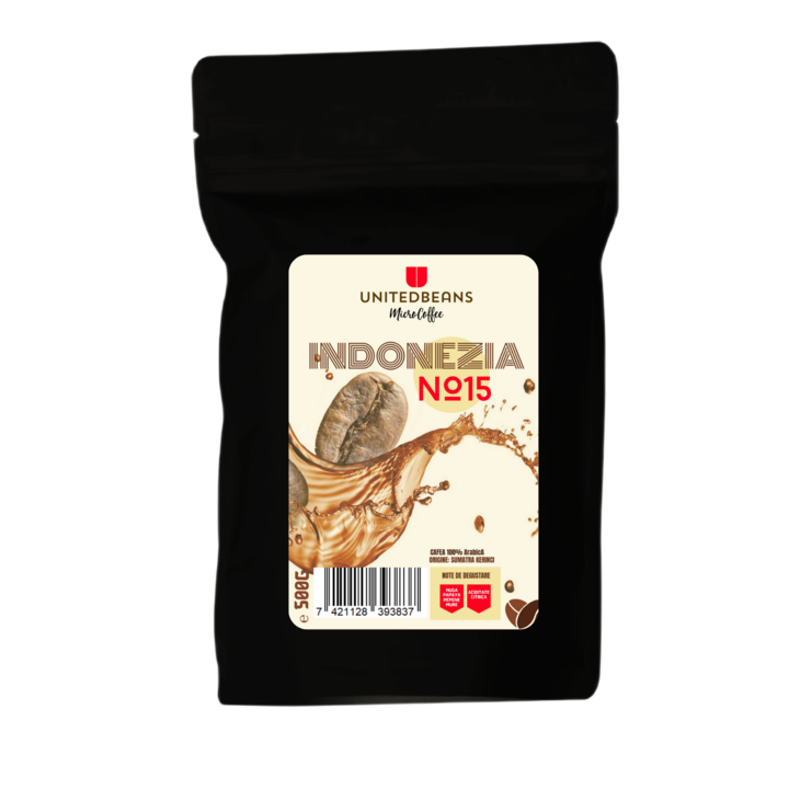 Кафе на зърна UnitedBeans, Индонезия No 15 Sumatra Kerinci, 500g, специално кафе