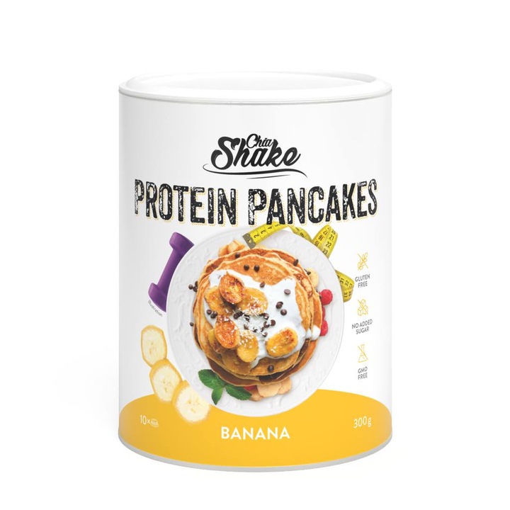 Clatite proteice, Chia Shake, Banane, 300 g