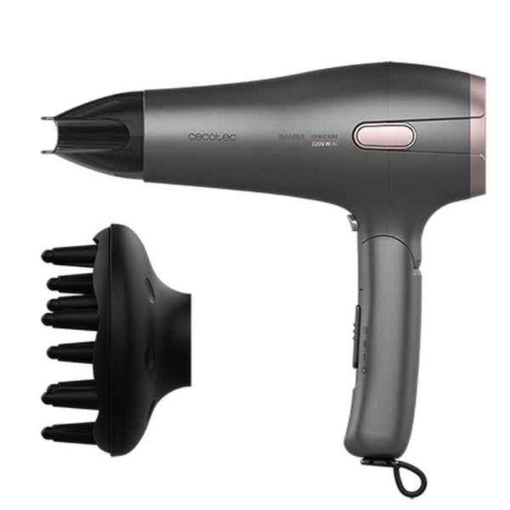 Сешоар Cecotec Bamba IoniCare 5250 EasyCollect Pro, 2100 W, Дифузер, Черен