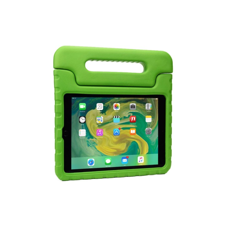 Husa de protectie pentru iPad 5, 6, Air 1 si Air 2, 9.7 inch, Verde
