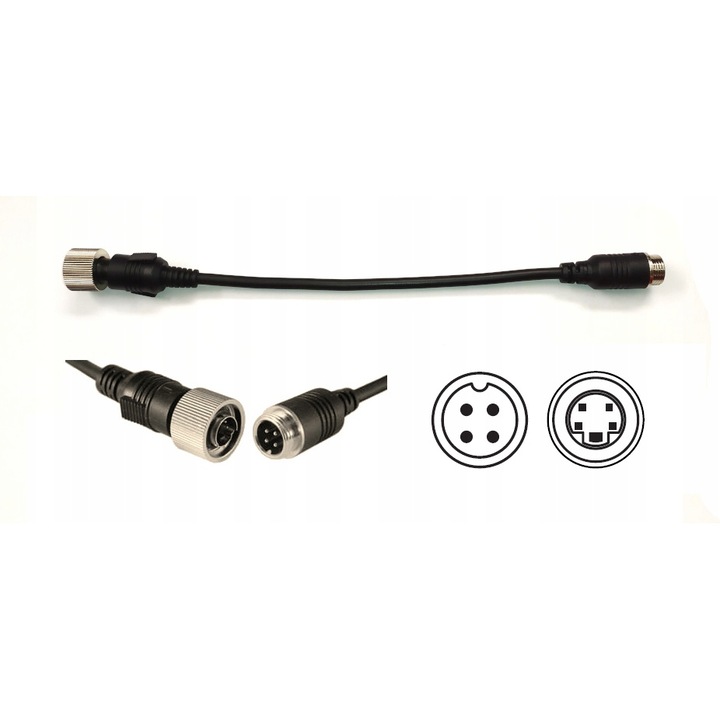 Adaptor miniDIN4-PIN / 4-PIN reducere, expert PRO, AC-006