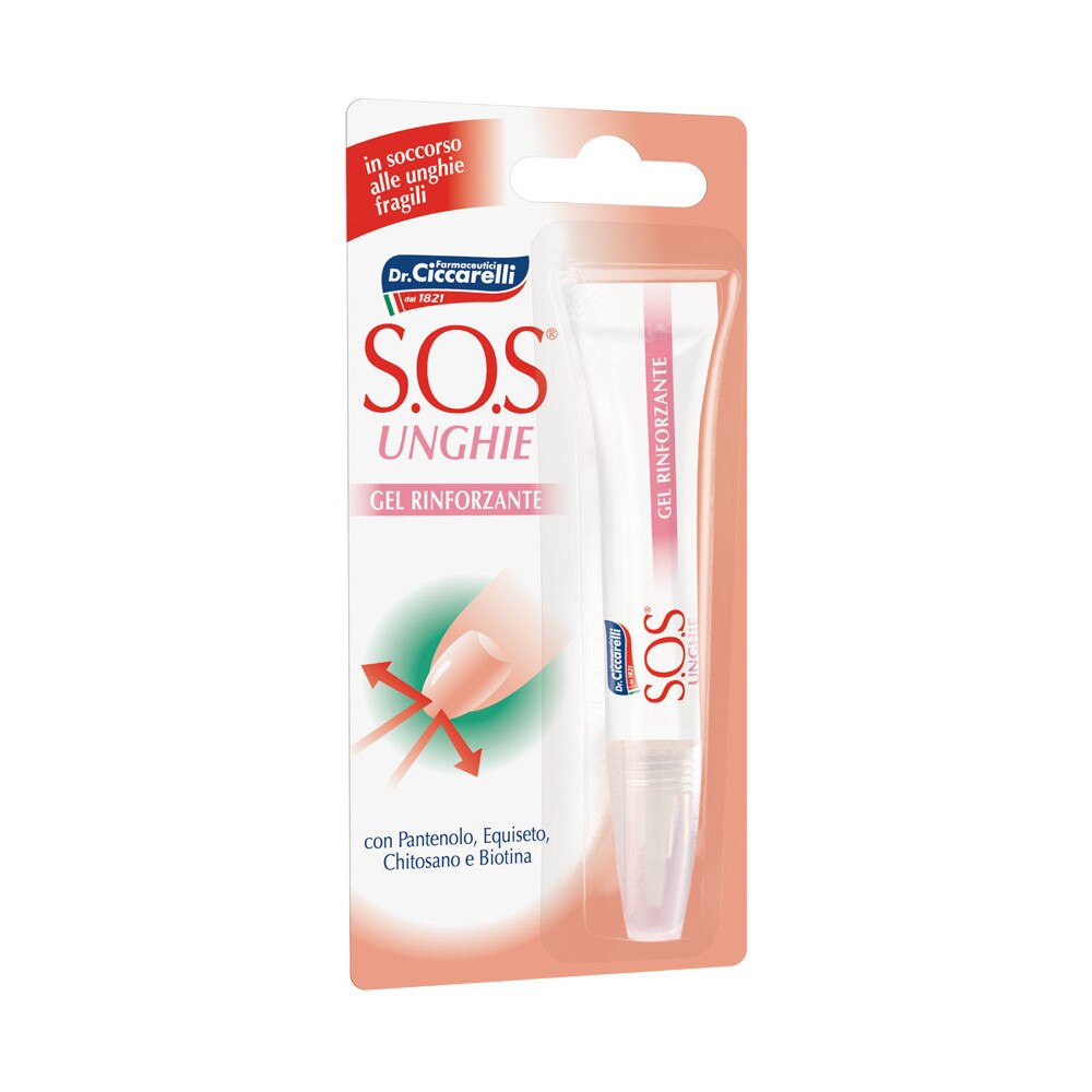 Разтвор за укрепване на ноктите, 10 ml, SOS Nail - eMAG.bg
