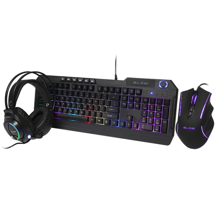 Set gaming Blow Adrenaline Cybergod, negru