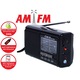 Hordozható FM/AM rádió, MP3, USB, Micro SD, beépített akkumulátor MK-958