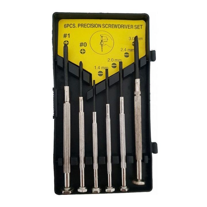 Set 6 surubelnite mini de precizie