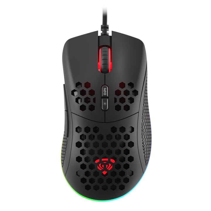 Геймърска мишка Genesis Krypton 555, Черен, USB